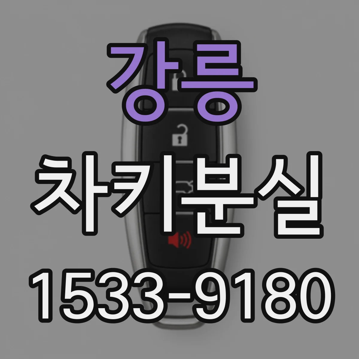 강릉 차키분실
