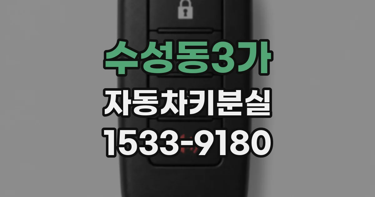 수성동3가 자동차키분실