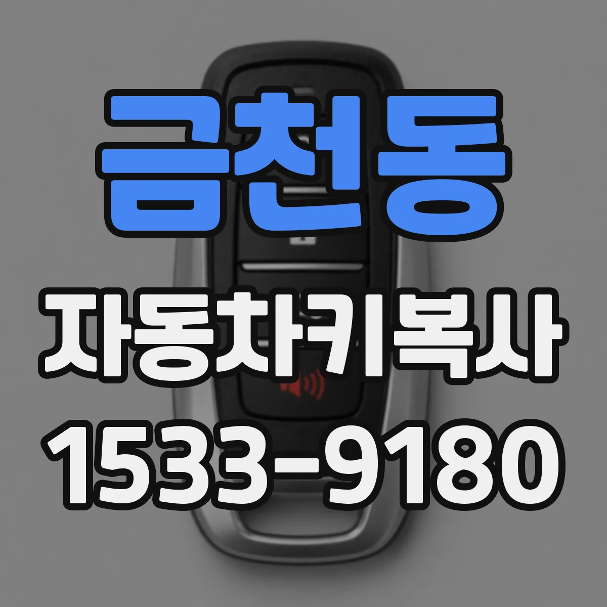 금천동 자동차키복사