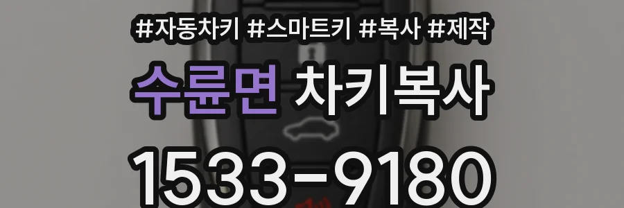 수륜면 차키복사