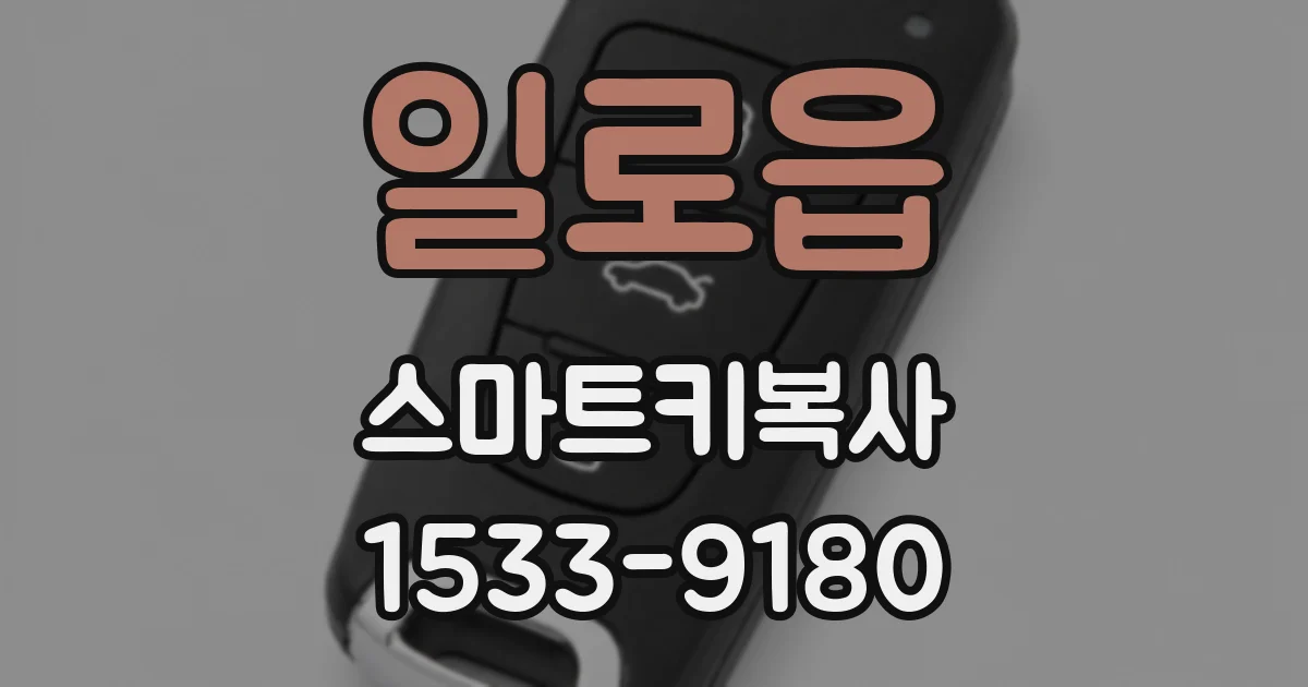 일로읍 스마트키복사