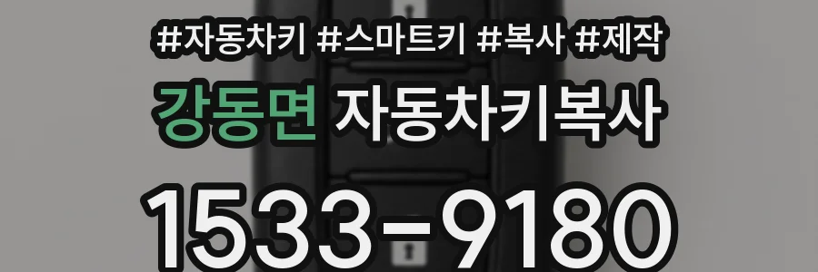 강동면 자동차키복사
