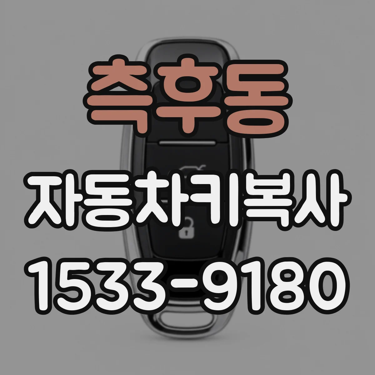 측후동 자동차키복사