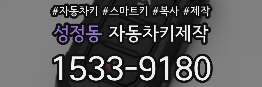성정동 자동차키제작