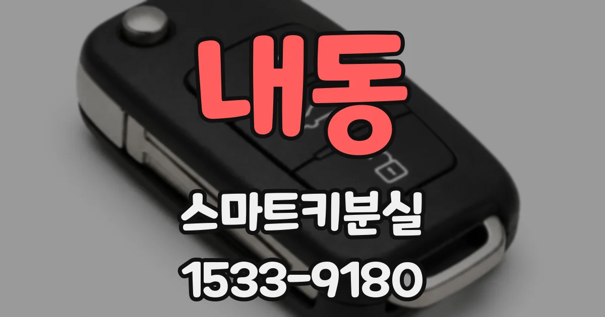 내동 스마트키분실