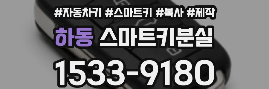 하동 스마트키분실