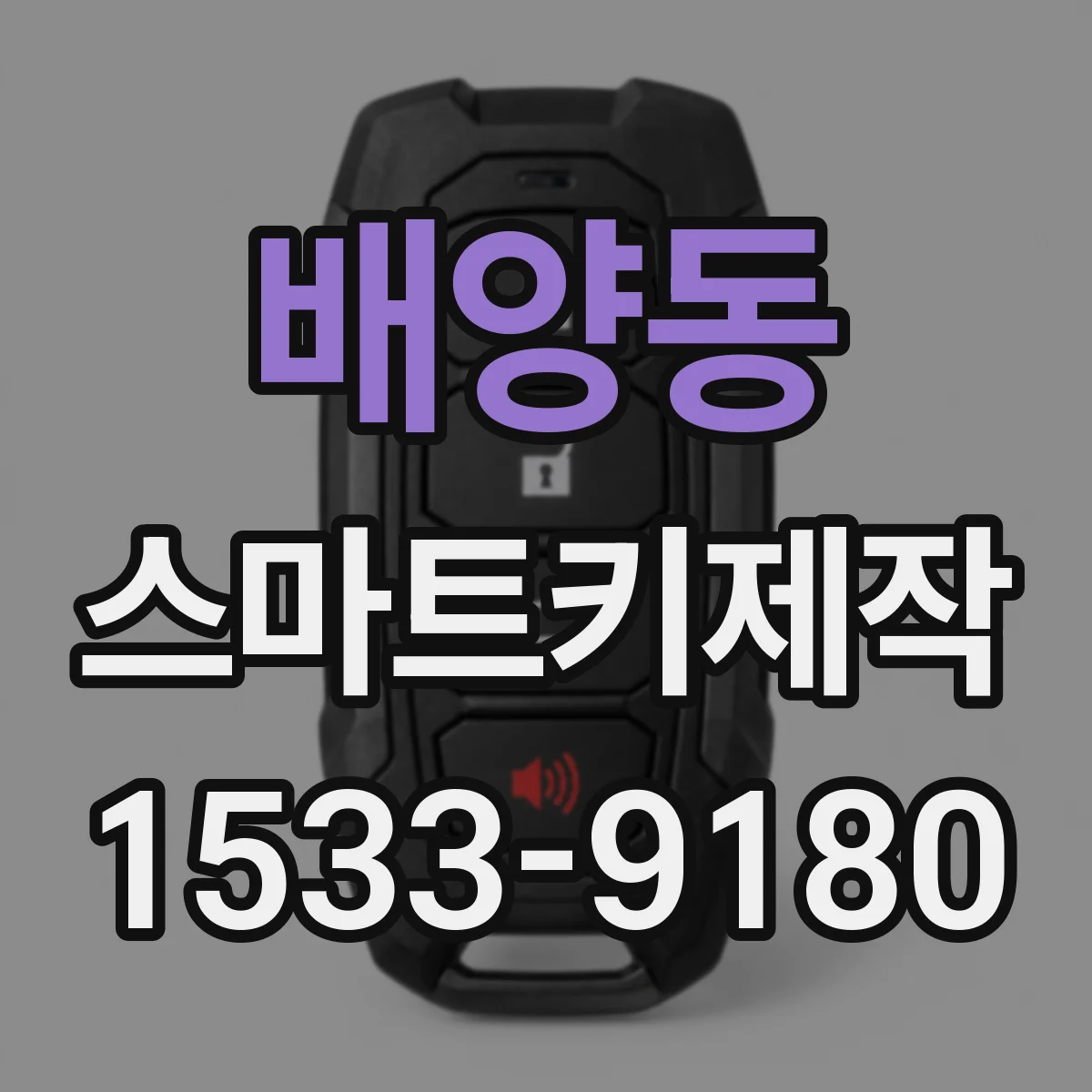 배양동 스마트키제작