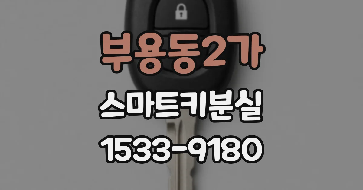 부용동2가 스마트키분실