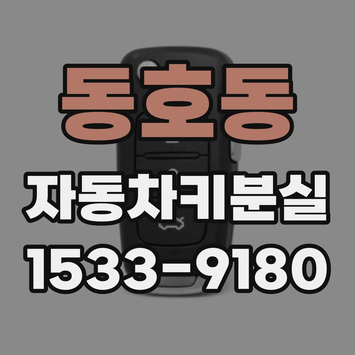 동호동 자동차키분실