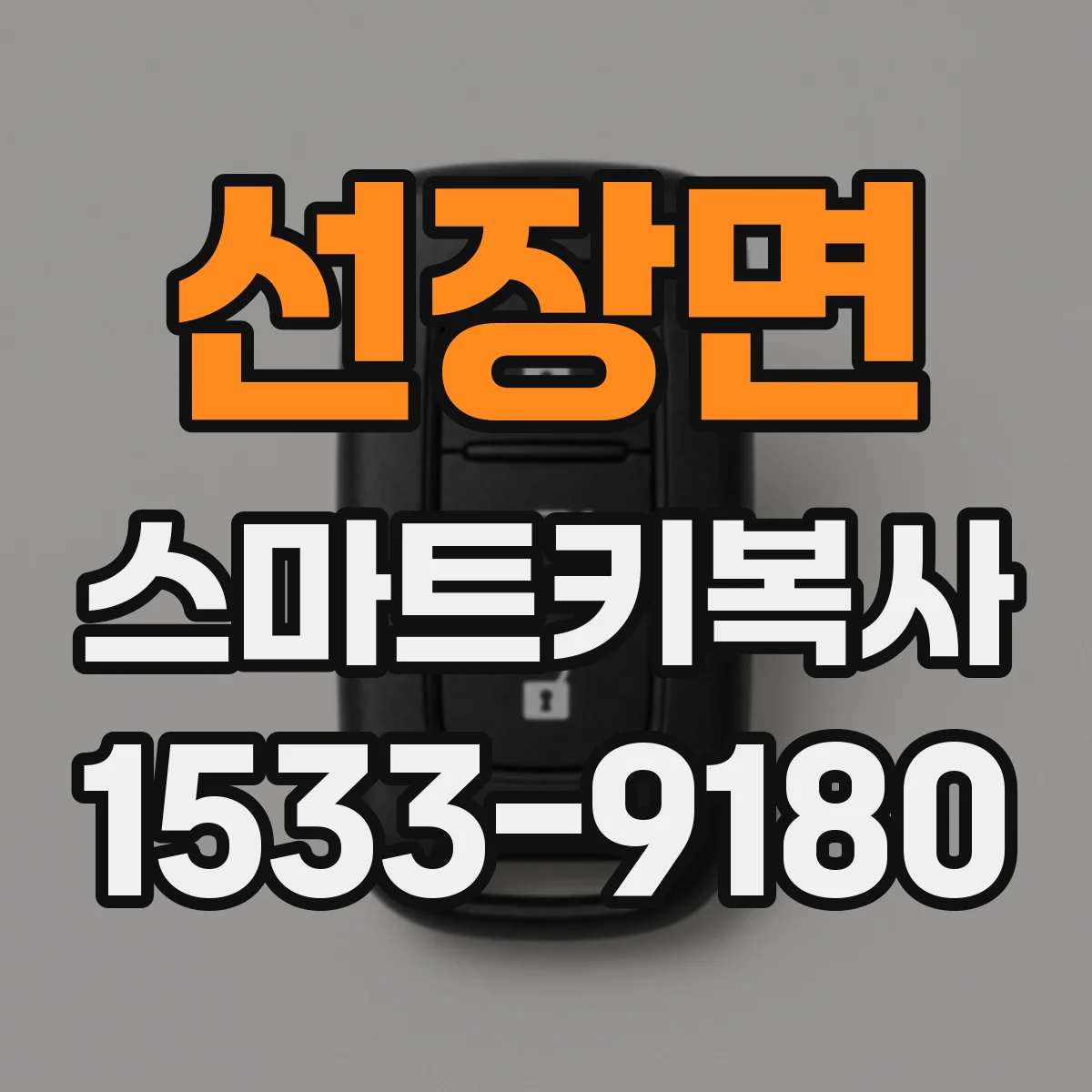 선장면 스마트키복사