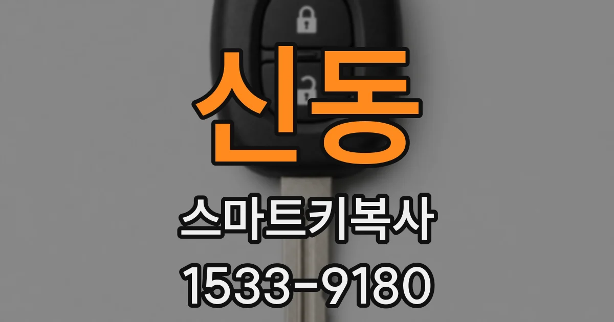 신동 스마트키복사
