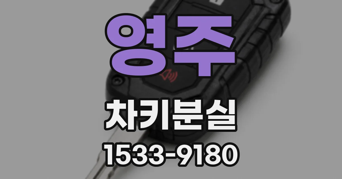 영주 차키분실
