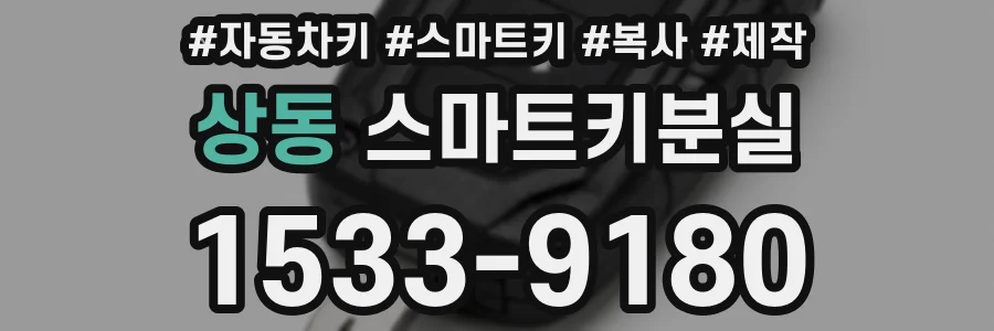 상동 스마트키분실