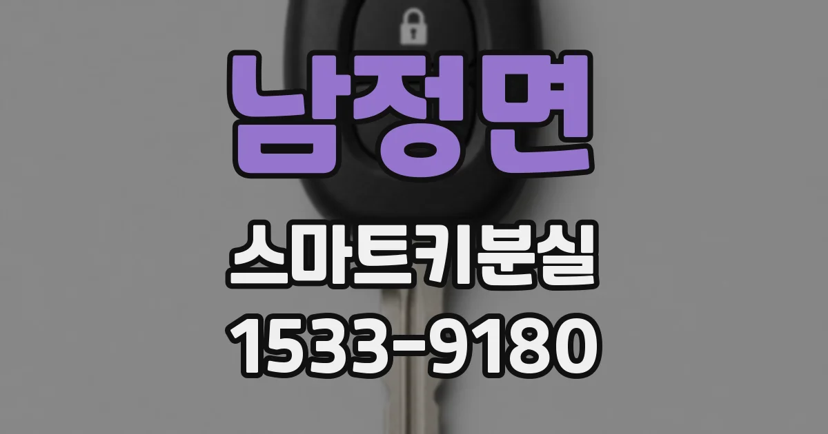 남정면 스마트키분실