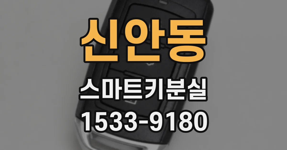 신안동 스마트키분실