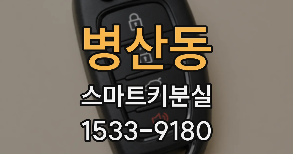 병산동 스마트키분실