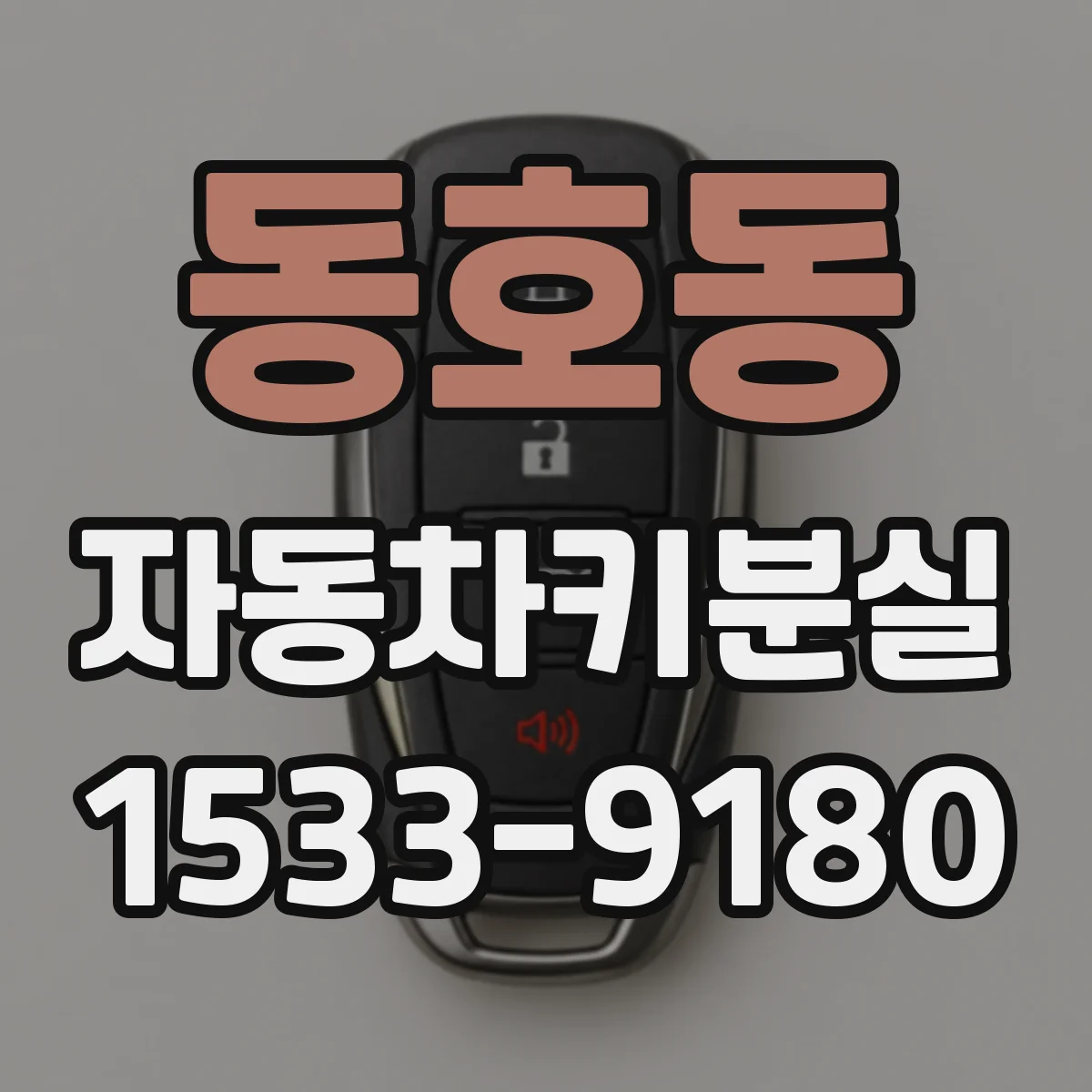 동호동 자동차키분실