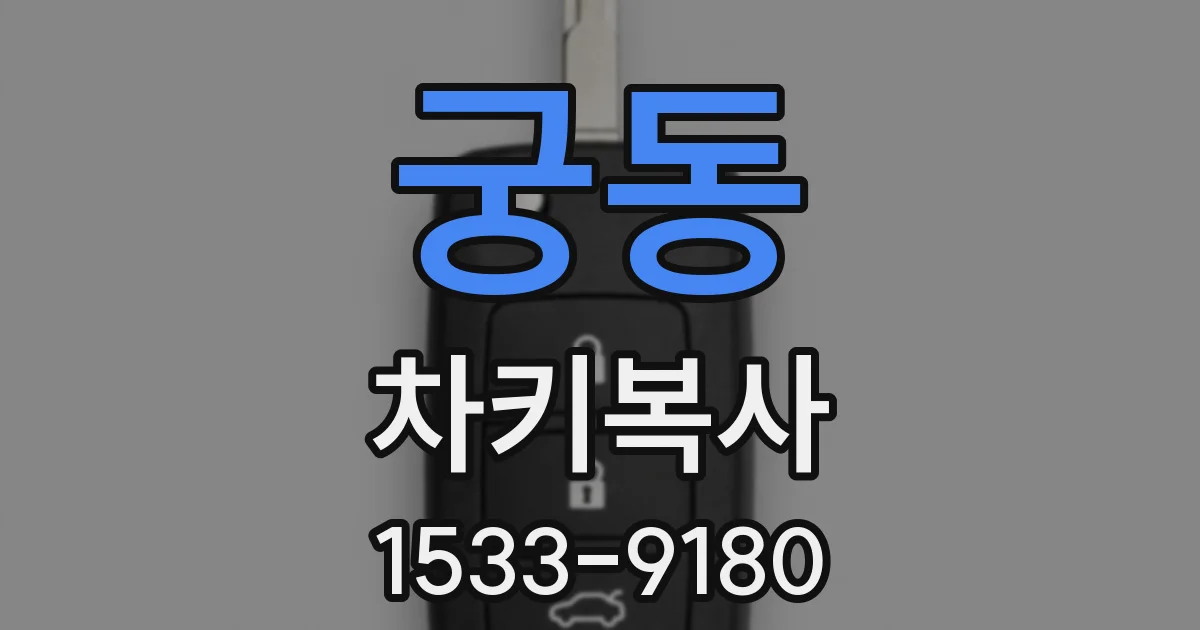 궁동 차키복사