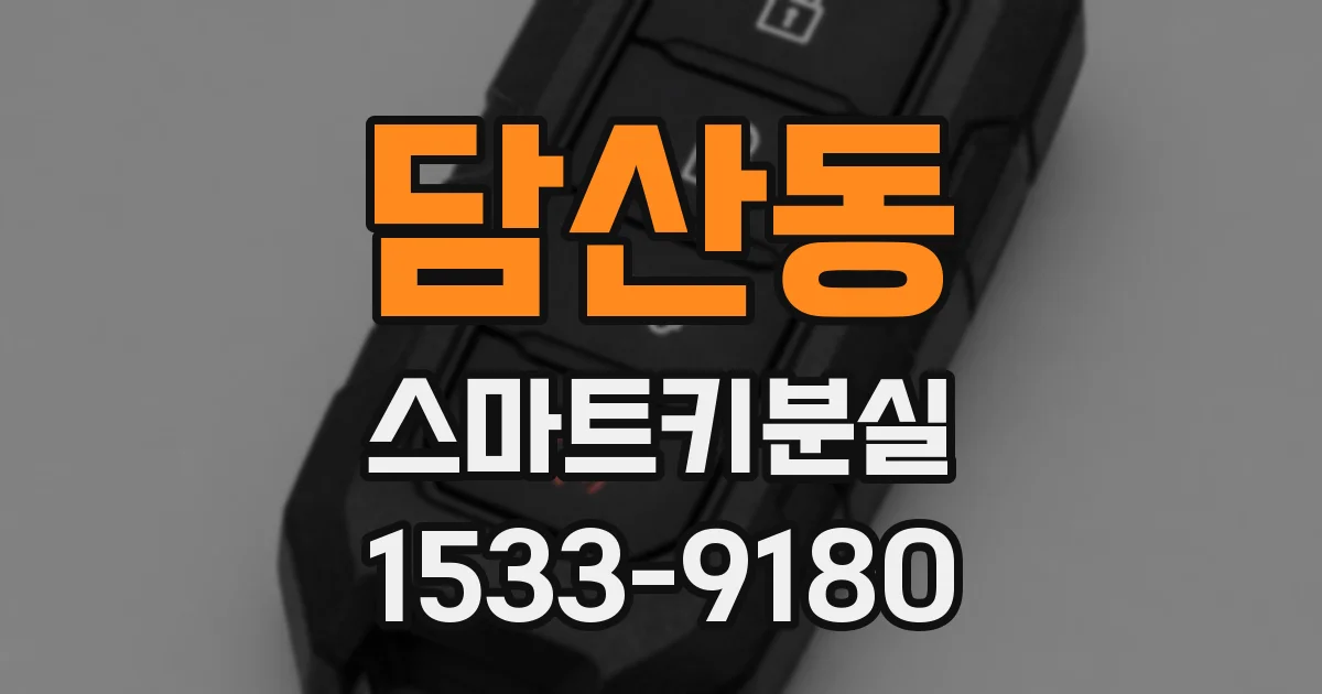 담산동 스마트키분실