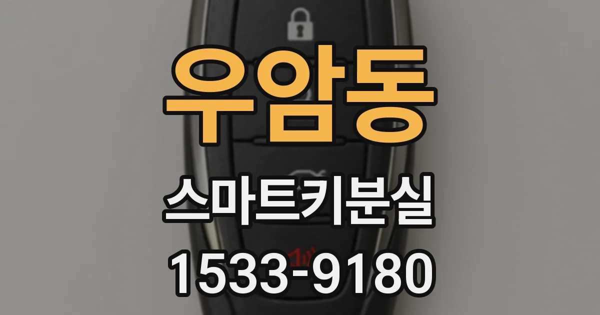 우암동 스마트키분실
