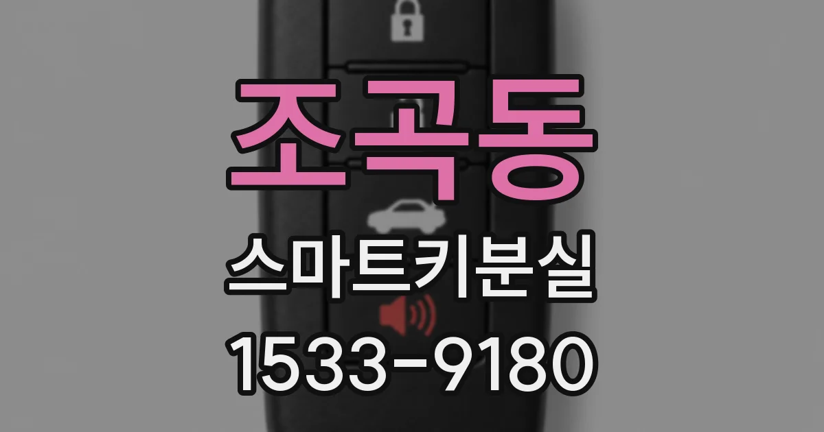 조곡동 스마트키분실