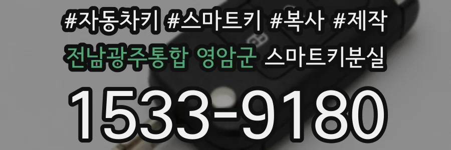 전남광주통합 영암군 스마트키분실