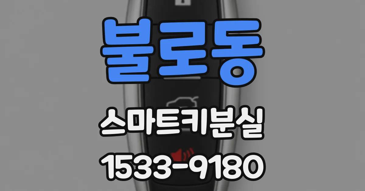 불로동 스마트키분실