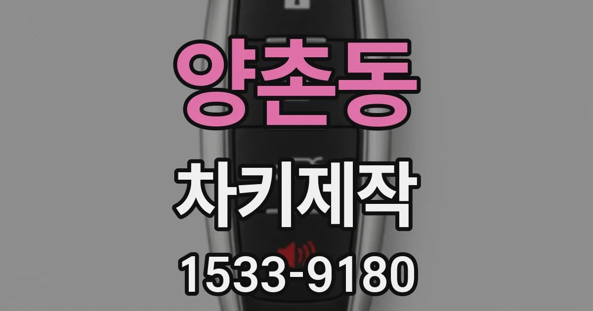 양촌동 차키제작