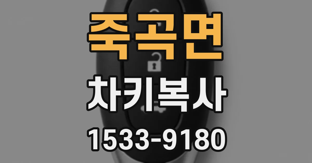 죽곡면 차키복사