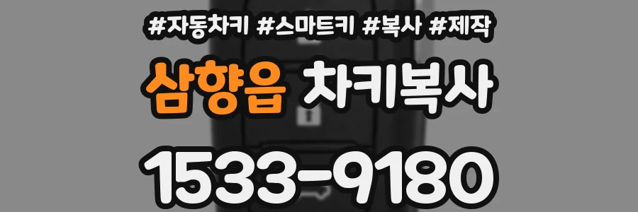 삼향읍 차키복사
