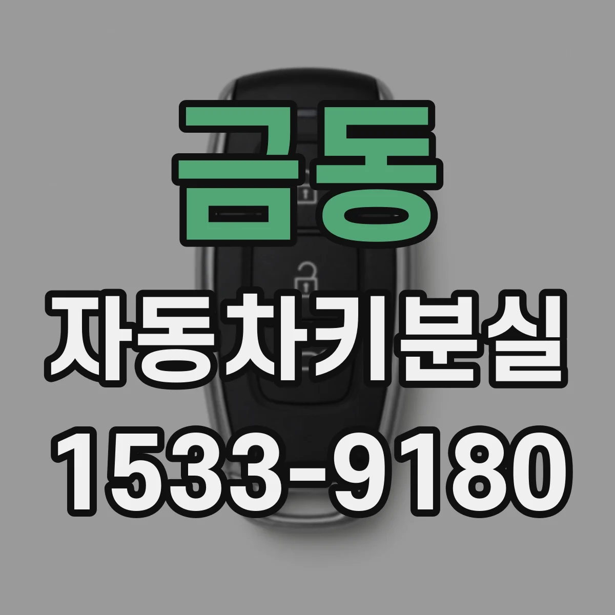 금동 자동차키분실