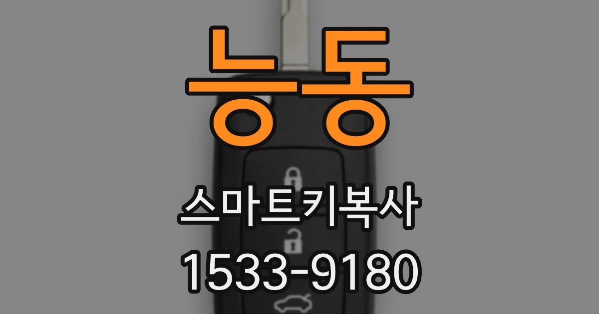 능동 스마트키복사
