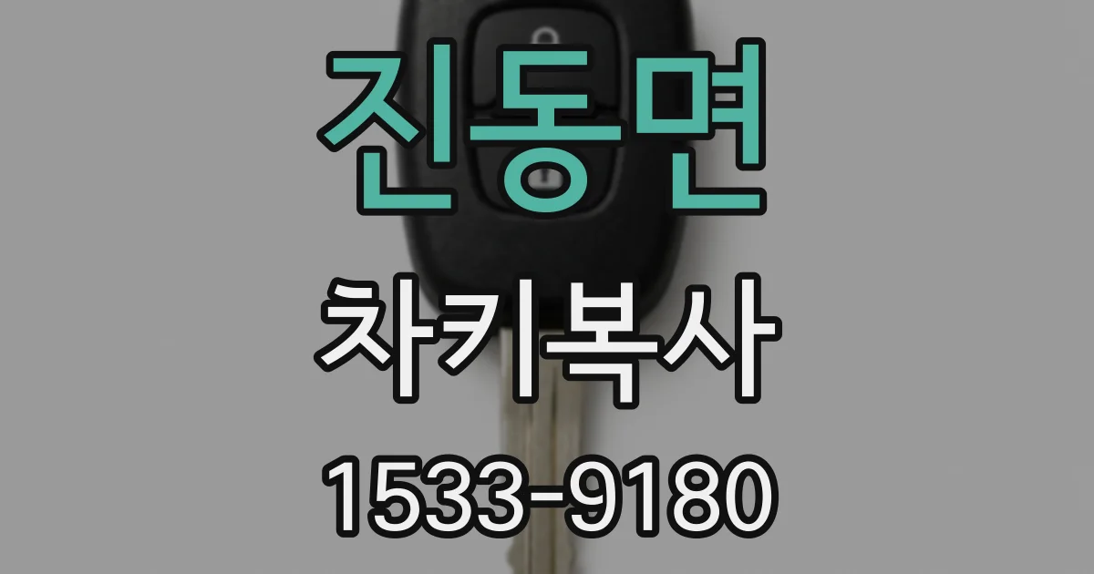 진동면 차키복사