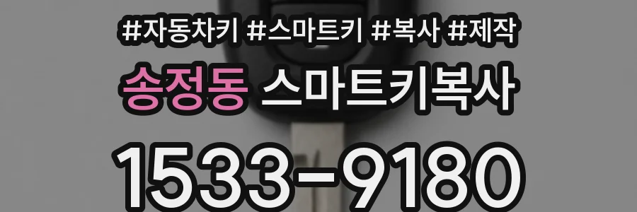 송정동 스마트키복사