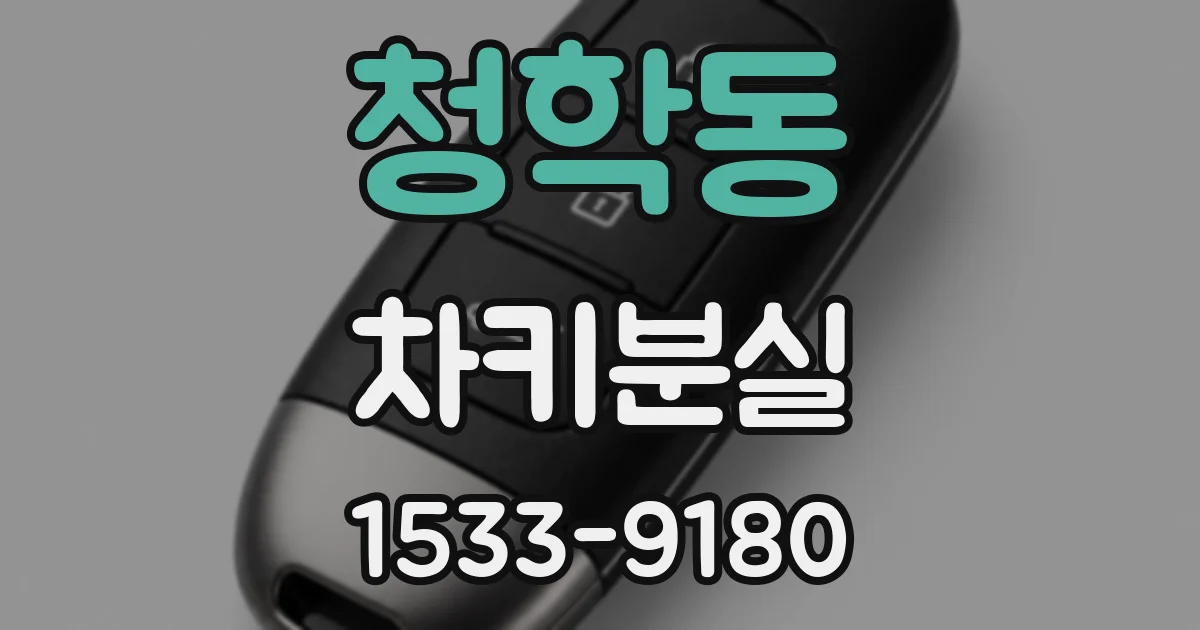 청학동 차키분실
