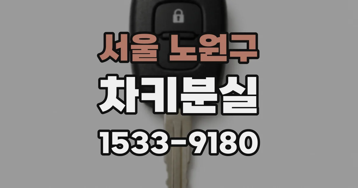 서울 노원구 차키분실