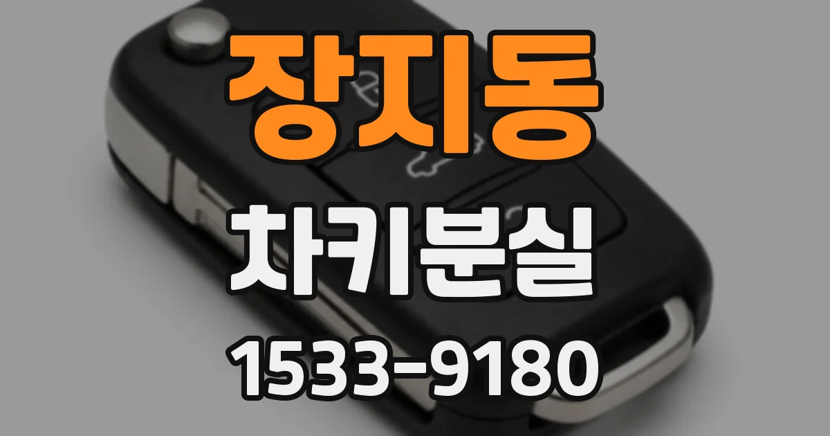 장지동 차키분실