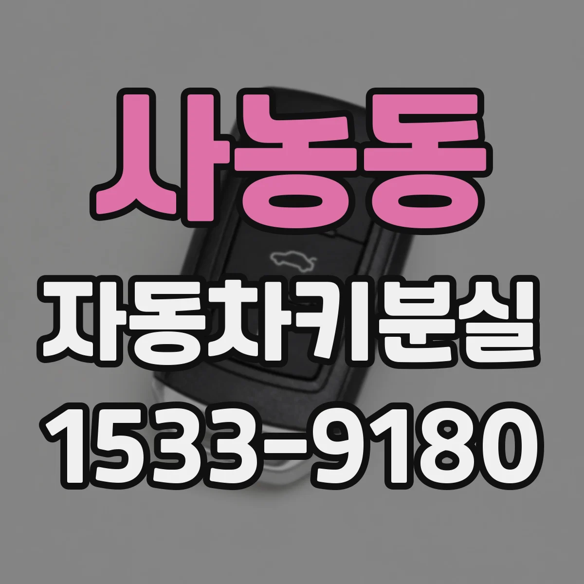 사농동 자동차키분실
