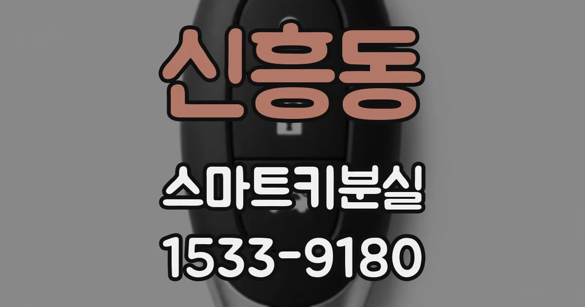 신흥동 스마트키분실