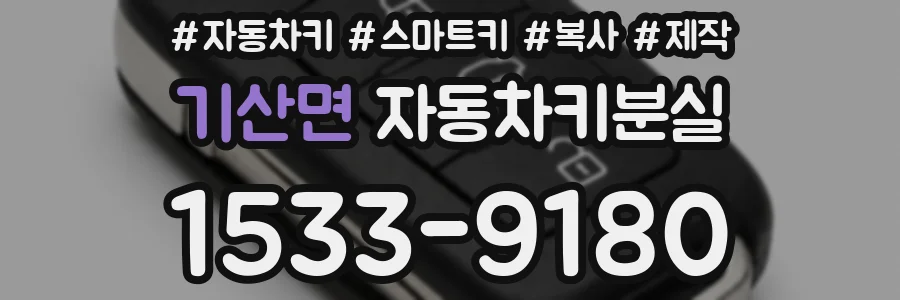 기산면 자동차키분실