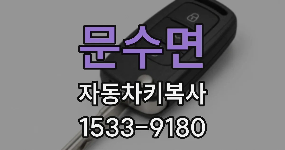 문수면 자동차키복사