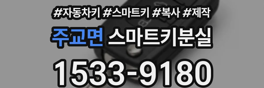 주교면 스마트키분실