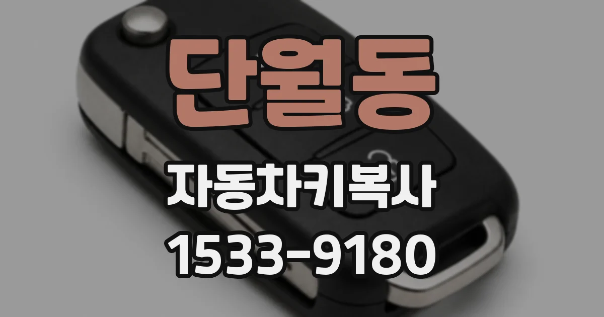 단월동 자동차키복사