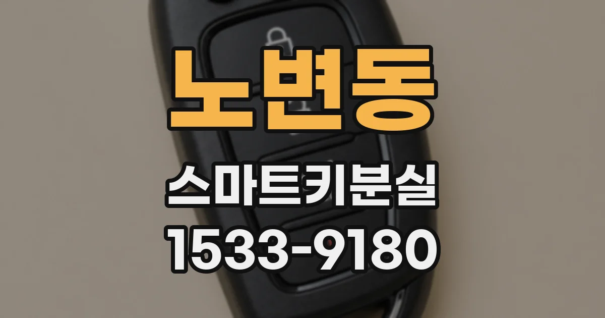 노변동 스마트키분실