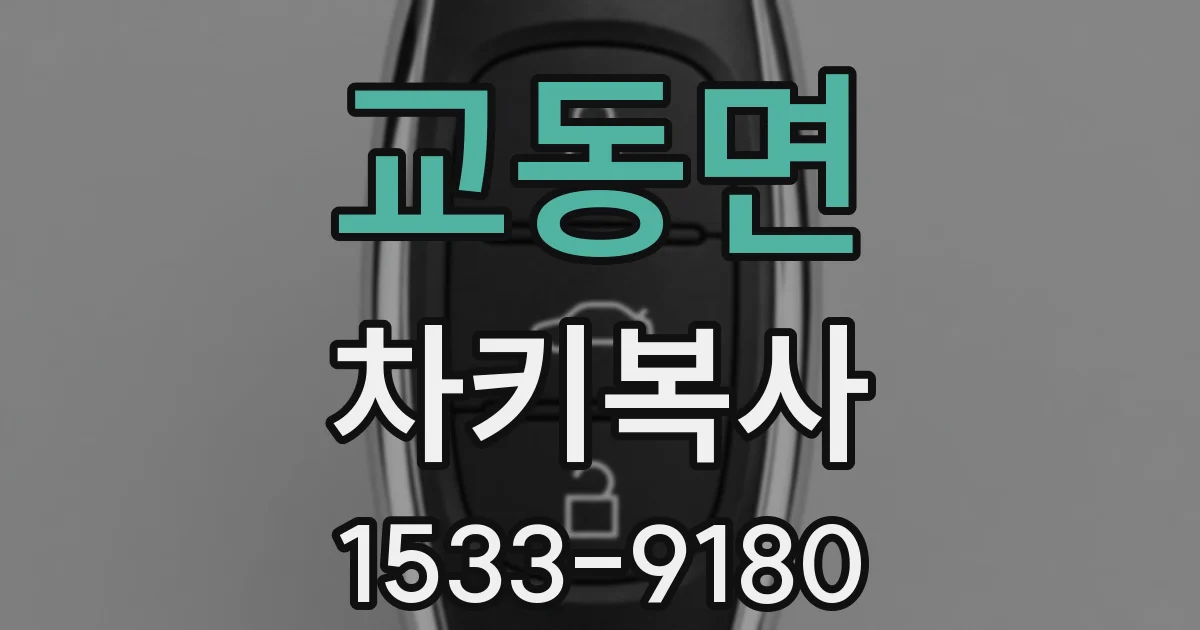 교동면 차키복사