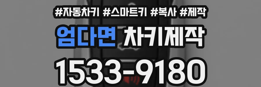 엄다면 차키제작
