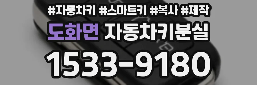 도화면 자동차키분실