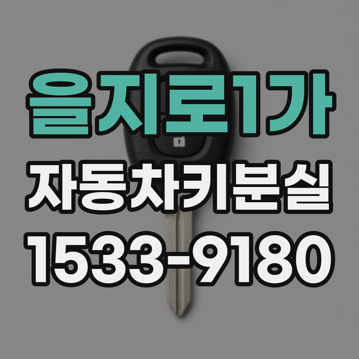 을지로1가 자동차키분실