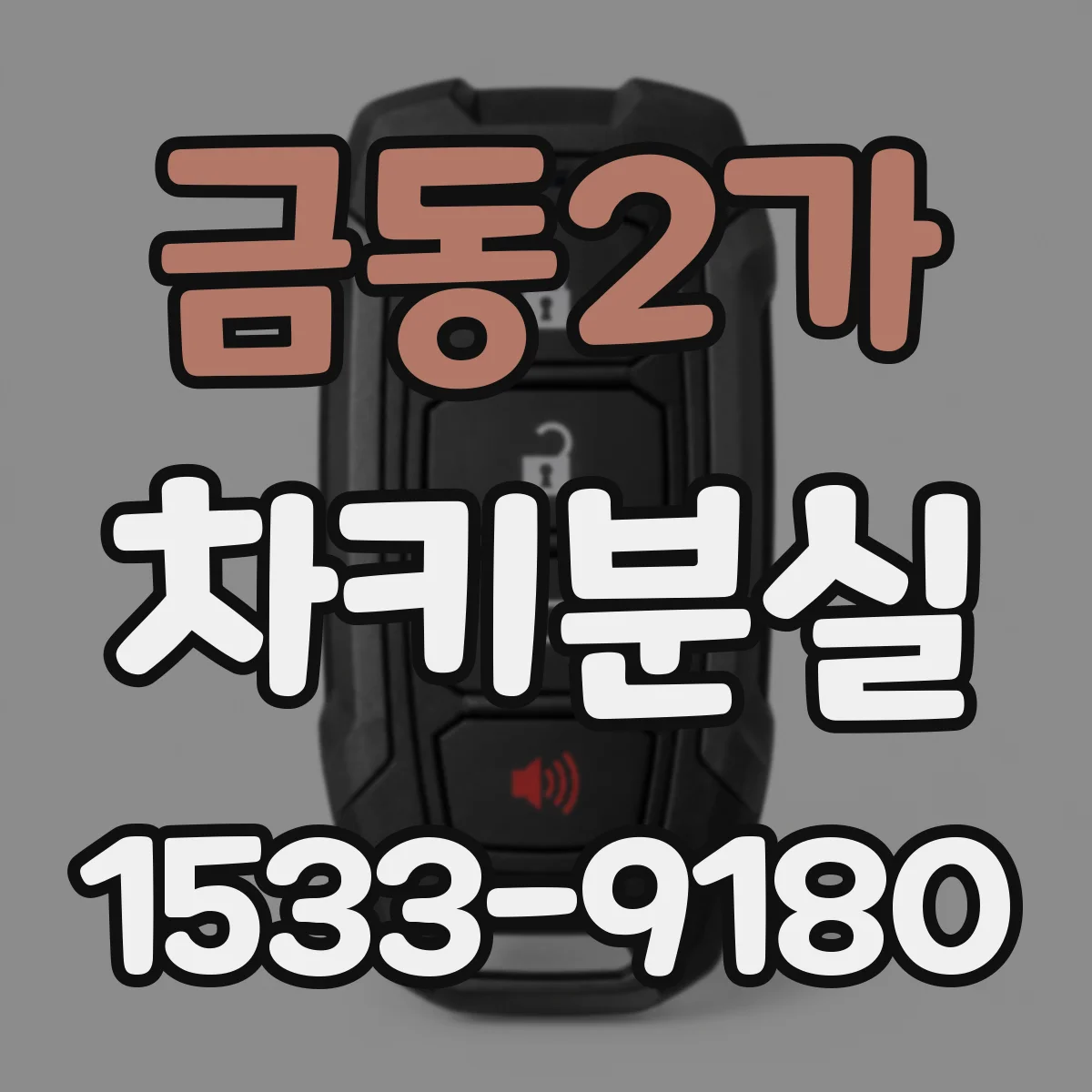 금동2가 차키분실