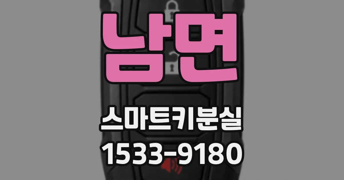 남면 스마트키분실